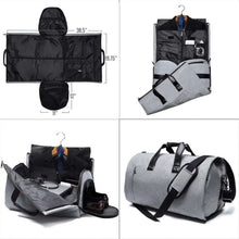 Load image into Gallery viewer, Men&#39;s Convertible Garment Duffel Bag