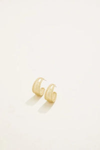 Milly Hoop Earrings Gold