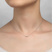 Load image into Gallery viewer, Dainty Bar Necklace