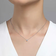 Load image into Gallery viewer, 0.50 CTW Solitaire Necklace