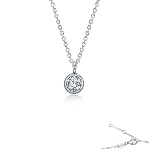 0.46 CTW Bezel-set Necklace