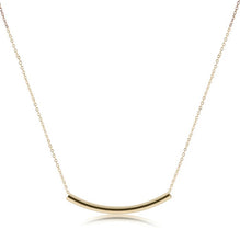 Load image into Gallery viewer, 16" Necklace Gold Bliss Bar Smooth