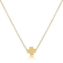 Load image into Gallery viewer, Signature Cross 16&quot; Necklace - Gold
