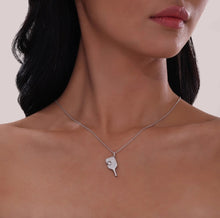 Load image into Gallery viewer, Pickleball Paddle and Ball Necklace
