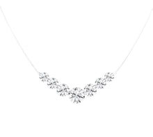 Load image into Gallery viewer, Seamless 7-Stone Graduated Diamond Necklace