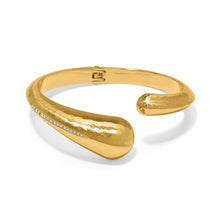 Load image into Gallery viewer, Nile Open Hinge Bangle- Gold