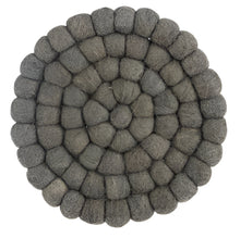 Load image into Gallery viewer, Oversized Handmade Felted Wool Pom Trivet, 4 asst