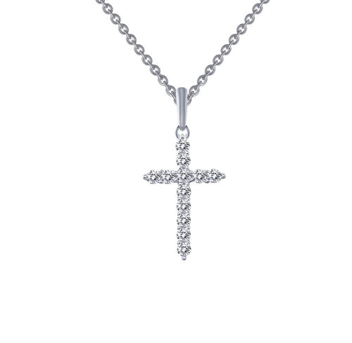 0.36 CTW Cross Pendant Necklace