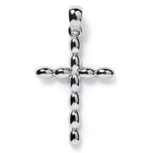 Rice Bead Cross Pendant