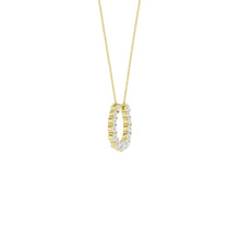 Load image into Gallery viewer, Round Horseshoe Pendant Necklace