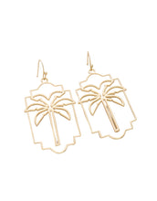 Load image into Gallery viewer, Palm Geo Earrings