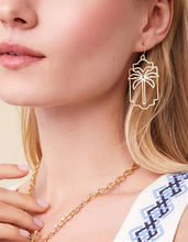 Load image into Gallery viewer, Palm Geo Earrings