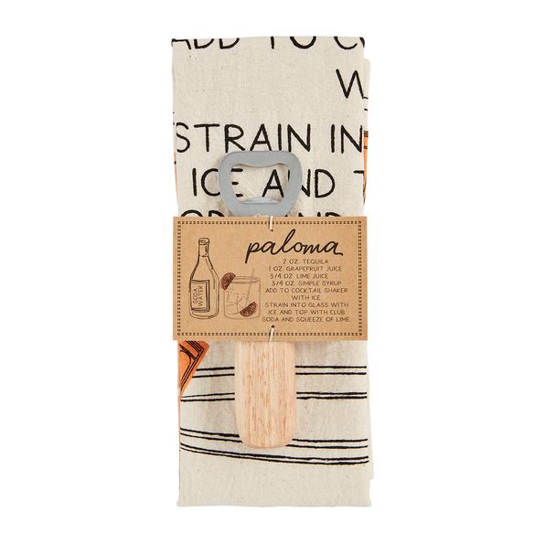 Cocktail Towel Set, 3 asst