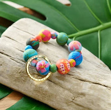 Load image into Gallery viewer, Paradise Island Wrist Keychain