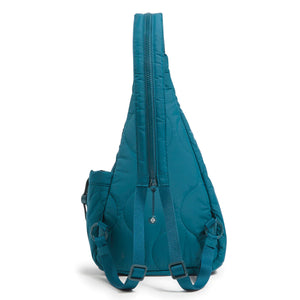 Peacock Feather Featherweight Sling Backpack