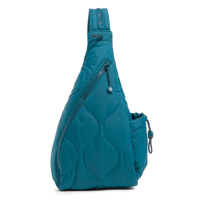 Peacock Feather Featherweight Sling Backpack