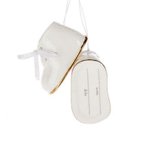 Load image into Gallery viewer, Personalizable Baby Booties Ornament Set