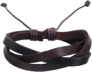 Phoenix Men's Leather Bracelet