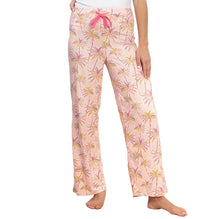Load image into Gallery viewer, Pink Palm Pajama Pants