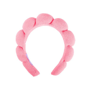 Plush Spa Headband, 6 asst