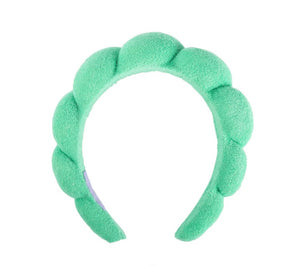 Plush Spa Headband, 6 asst