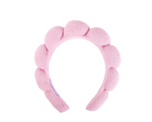 Plush Spa Headband, 6 asst