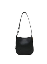 Load image into Gallery viewer, Poppy Vegan Paneled Crossbody- Black