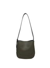 Load image into Gallery viewer, Poppy Vegan Paneled Crossbody- Dark Olive