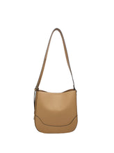 Load image into Gallery viewer, Poppy Vegan Paneled Crossbody- Tan