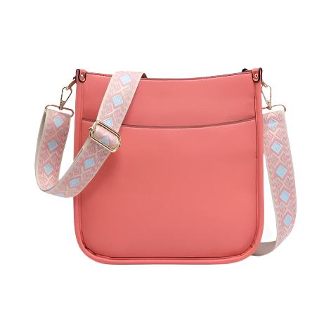 Posie Crossbody- Coral