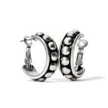 Load image into Gallery viewer, Pretty Tough Stud Medium Leverback Hoop Earrings