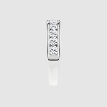 Load image into Gallery viewer, Channel Set Wedding Band (Round)