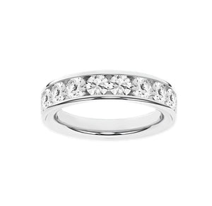 1.5 ctw Channel Set Wedding Band (Round)