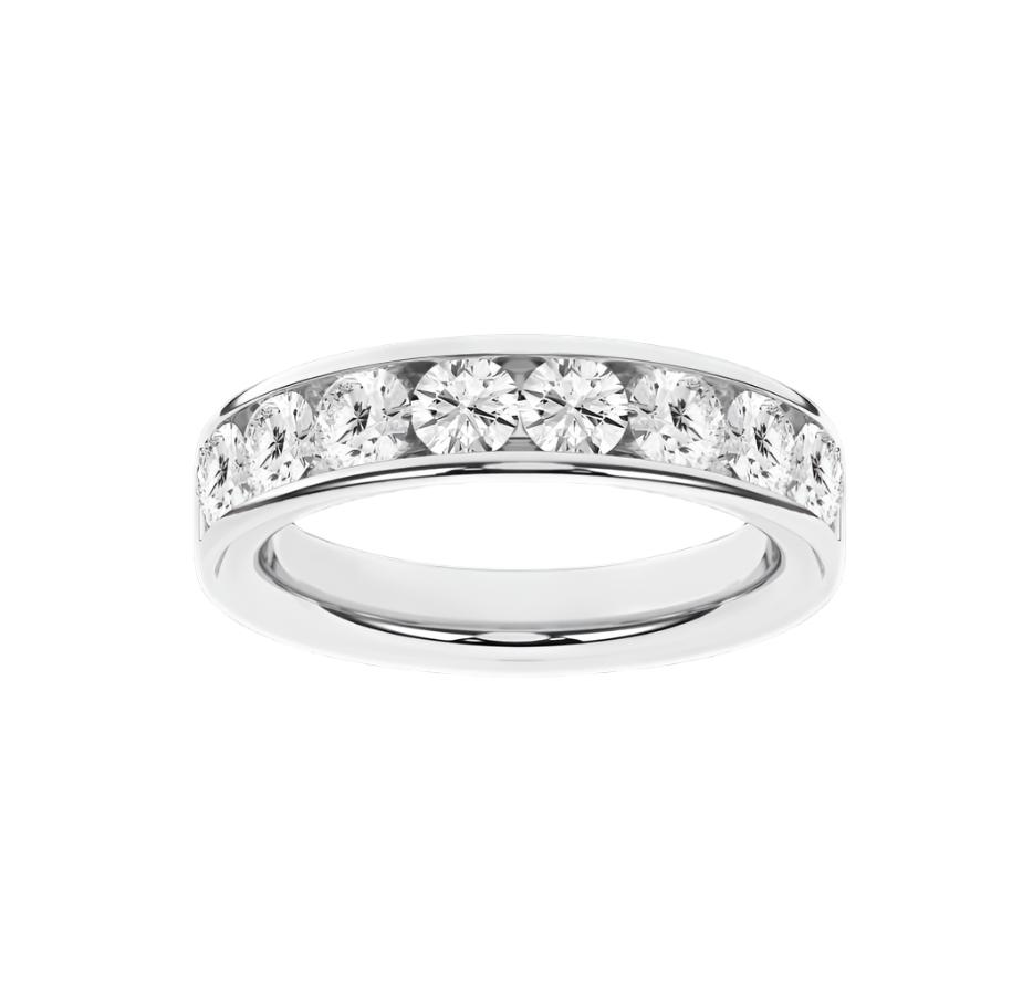 1.5 ctw Channel Set Wedding Band (Round)