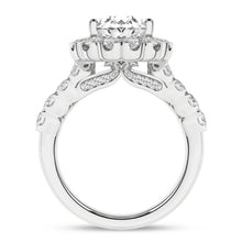 Load image into Gallery viewer, Pear Elegant Halo Ring