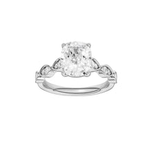 Load image into Gallery viewer, Elongated Cushion Trellis Shank Engagement Ring