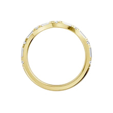 Load image into Gallery viewer, Round+Baguette 3-Stone Matching Wedding Band