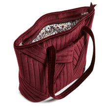 Load image into Gallery viewer, Raisin Velvet Small Vera Tote Bag