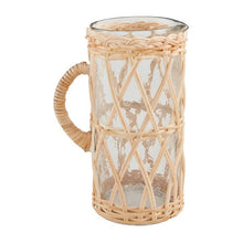 Load image into Gallery viewer, Rattan Glass Pitcher