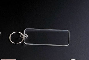 Oblong Acrylic Keychain