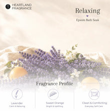 Load image into Gallery viewer, Relaxing Epsom Spa Soak-Lavender Orange