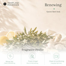 Load image into Gallery viewer, Renewing Epsom Spa Soak- White Tea