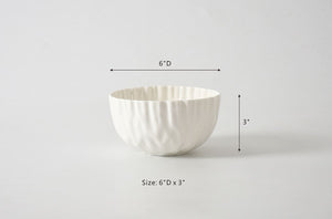 Mascali Bianca Collection - Round Cereal/ Soup Bowl