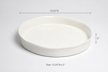 Load image into Gallery viewer, Le Blanc Collection- Round Platter