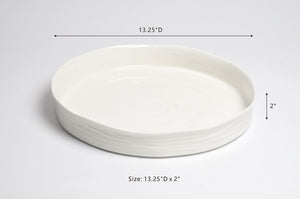 Le Blanc Collection- Round Platter