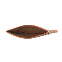 Load image into Gallery viewer, Hayride Hairon Leather Pouch - Brown