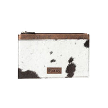 Load image into Gallery viewer, Hayride Hairon Leather Pouch - Black