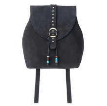 Load image into Gallery viewer, Yellowstone Ironwood Studded Suede Leather Concealed Carry Bag - Shadow Black