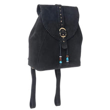 Load image into Gallery viewer, Yellowstone Ironwood Studded Suede Leather Concealed Carry Bag - Shadow Black