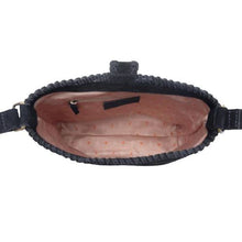 Load image into Gallery viewer, Yellowstone Stonecrest Suede Leather Concealed Carry Bag - Charcoal Black